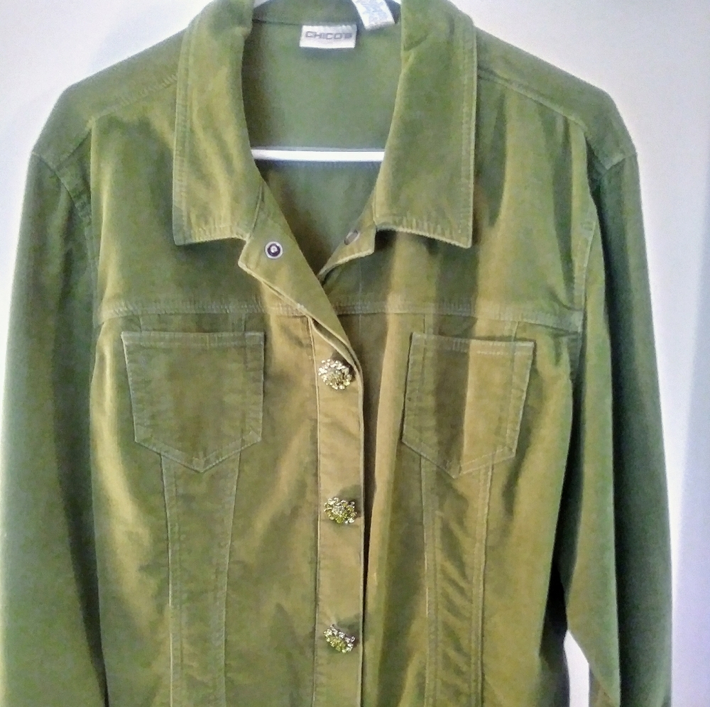 Olive Green Chicos Jacket
